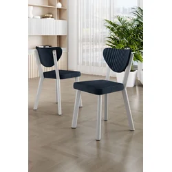 Hanah Home Set stolica Arfe, 101x76x26 cm, 4 komada, Crne
