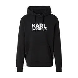 Karl Lagerfeld Majica črna/bela