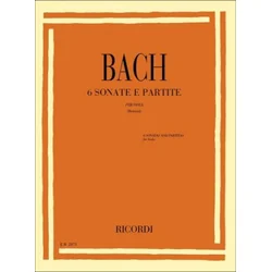 BACH J.S.:6 SONATE E PARTITE PER viola