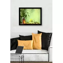 Wallity Dekorativna uramljena slika, 41x56cm, Šarena