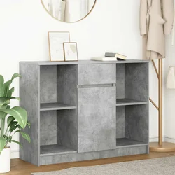 Komoda s ladicama beton siva 101x35x76 cm konstruirano drvo