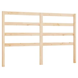 Vidaxl Posteljno vzglavje 141x4x100 cm trdna borovina