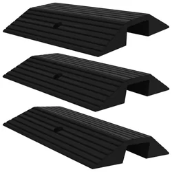 Prilazne rampe u obliku mosta 3 kom 49x40x8 cm gumene