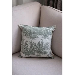 Aberto Design Dekorativna jastučnica BST058, 45 x 45 cm, Maslina-bela