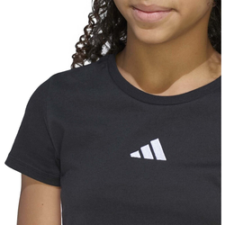 ADIDAS MAJICA JG 3S BABY TEE BLACK/WHITE DJEVOJČICE