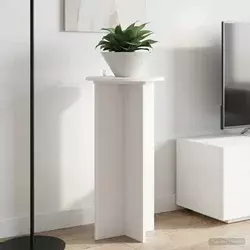 Stalak za biljke 2 pcs Bijela O40 x 80 cm Konstruirano drvo
