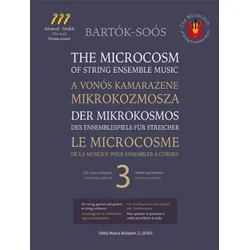 BARTOK:THE MICROCOCOSM 3 STRING ENSEMBLE MUSIC SCORE AND PARTS + AUDIO ACCESS