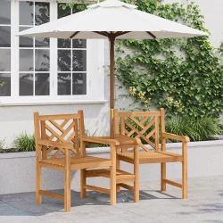 Vrtne vanjske stolice 152 x 63 x 89 cm Čvrsto teak drvo