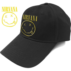 Nirvana Unisex Baseball Cap Logo & Smiley