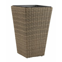 Garden planter BLOMMOR W31xL31xH50 natur