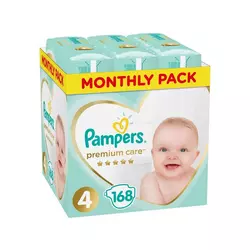 Pampers Pelene mesečno pakovanje S4 MSB (168)