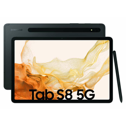 Samsung Galaxy Tab S8 5G, LTE/4G, WiFi 128 GB Graphite Android 27.9 cm (11 inch) 3.0 GHz, 2.5 GHz, 1.8 GHz Qualcomm® Sna