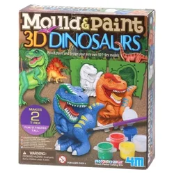 Mould and paint kraft set 3d dinosaurs ( 710544 )