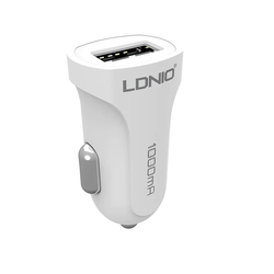 Auto punjač LDNIO DL-C17 1A + Micro USB Kabl beli