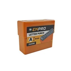 Enpro Umre 704190 Stamp alphabet, 6 mm,