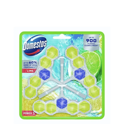 Domestos Osveživač za WC šolju Power 5 Lime, 50 g, 3 komada