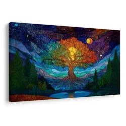 Slika drevo življenja pod zvezdami - 30x20