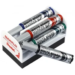 PENTEL set whiteboard markera 1/4
