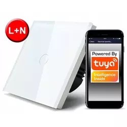 shumee TUYA WiFi stikalo na dotik 1-vezje belo # L+N