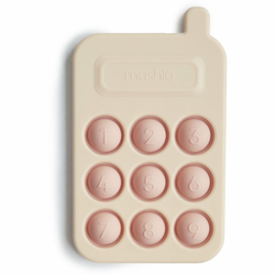 Mushie Pop-It Phone igrača Blush 1 kos