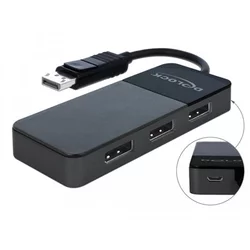 Delock množilnik DisplayPort 3x1 4K MST 87737