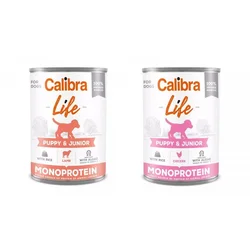 Calibra Dog Life konzerva za pse Puppy&Junior - Jagnjetina sa pirinčem 6x400g