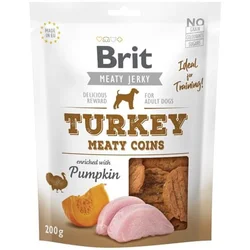 Brit Dog Jerky Turčija Mesni kovanci 200g