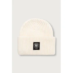 Blauer beanie kapa moška z dodatkom volne