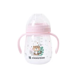 Kikka Boo Šolja sa silikonskim piskom Savanna 240ml Pink