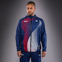 UFC Freedom 250 by Venum Authentic Fight Night Duks sa Kapuljačom Plavi XL