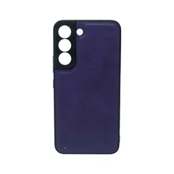 Maska za telefon LEATHER CASE za Samsung S22, Ljubičasta