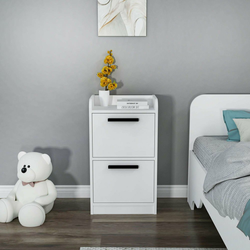 HANAH HOME Noćni stočić Luses White