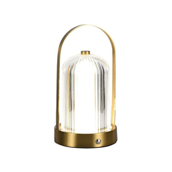 LED prigušiva stona lampa LED/1W/5V 3000-6000K 1800 mAh zlatna