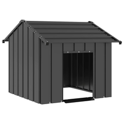 Kućica za pse s krovom 85x107x81 cm pocinčani čelik