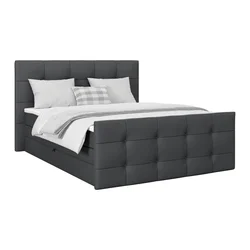 Boxspring Krevet Josie C 180/200 cm , tamnosiva
