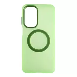 Silikonska futrola Magsafe FLURO COLOR Samsung A37 ZELENA