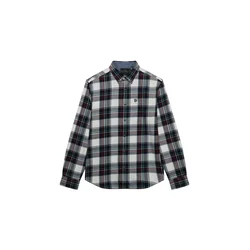 Superdry & Co Srajca mornarska/jelka/temno rdeča/bela