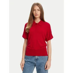 Tommy Hilfiger Polo majica WW0WW45652 Rdeča Regular Fit