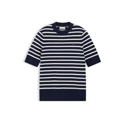 TOMMY HILFIGER Pulover marine / bela