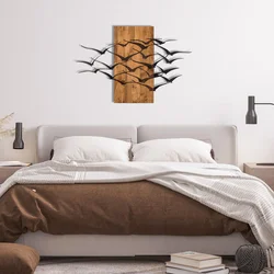 Atelier Del Sofa Zidna dekoracija Migration, 86x58 cm, Smeđe boje