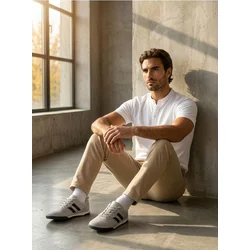 Sinsay - Pamučne slim chino pantalone - BEŽ