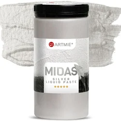 Tekoča kovinska pasta ARTMIE MIDAS silver | različni obsegi
