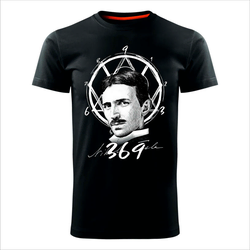 MAJICE BRE Muška majica TESLA 369 crna