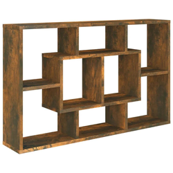 Zidna polica dimljeni hrast 85x16x52,5 cm od konstruiranog drva