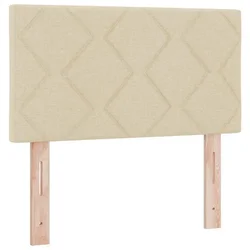 Vidaxl Vzglavje krema 80 cm blago