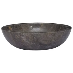 Umivaonik sivi O 40 x 12 cm mramorni