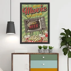 Wallity Uramljena slika Retro Movie Collection 2, 35x45 cm