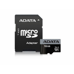 AData MicroSD (AUSDH16GUI3V30S-RA1) 16GB V30S class 10 U3+adapter memorijska kartica