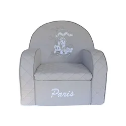 Deksi Group Dečija fotelja Pariz 3549, Siva