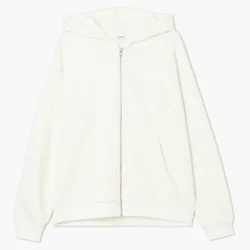 Cropp - Dukserica oversize s kapuljačom - Krem